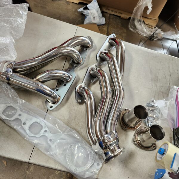 AUTO MART Exhaust Header LS Conversion Swap for Chevy C10 Camaro GMC Chevrolet Silverado LS1 LS2 LS3 4.8L 5.3L 5.7L | EZ Auction