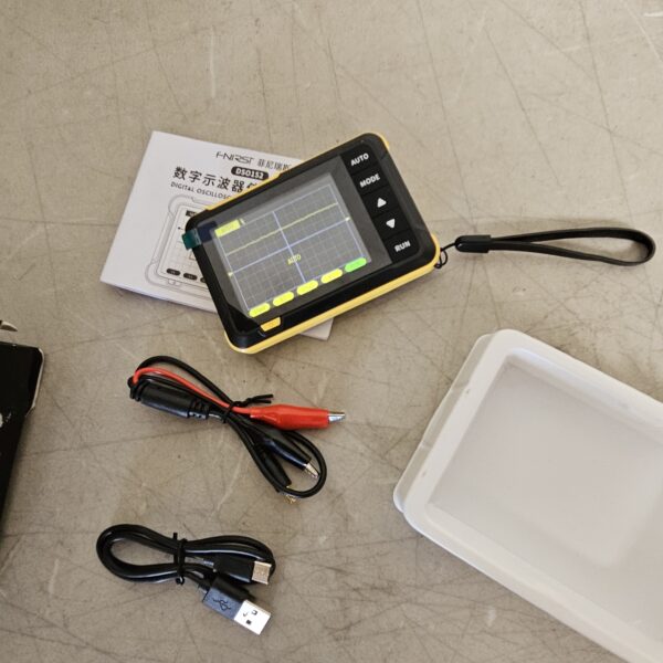 Digital Oscilloscope DSO152, Handheld Portable Automotive Oscilloscope with 2.8 inch TFT, 2.5MS/s High Sampling Rate, 200KHz Bandwidth, Trigger Function Auto/Normal/Single | EZ Auction