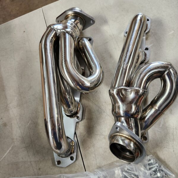 DEMOTOR PERFORMANCE Polished Stainless Steel Shorty Exhaust Headers For Ford F150 F250 Expedition 5.4L 1997-2003 | EZ Auction