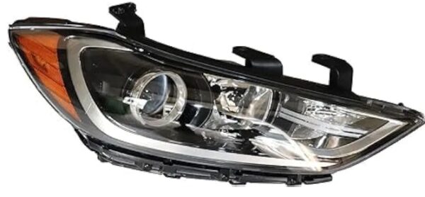 InSyoForeverEC Front Headlight Assembly For Hyundai Elantra 2017-2018,Right Passenger Side Replacement,Halogen Headlamp Black Housing Clear Lens | EZ Auction