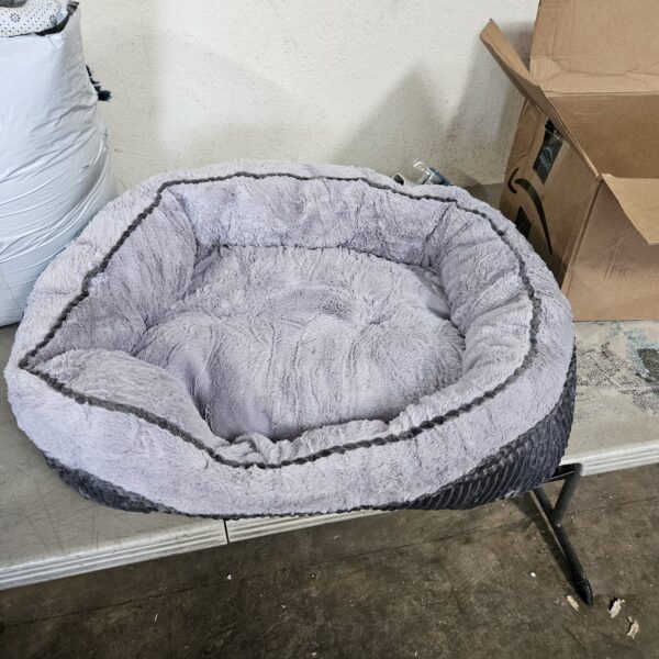 SIWA MARY Dog Beds for Small Medium Large Dogs & Cats. Washable Pet Bed, Orthopedic Dog Sofa Bed, Luxury Wide Side Fancy Design, Soft Calming Sleeping Warming Puppy Bed, Non-Slip Bottom | EZ Auction