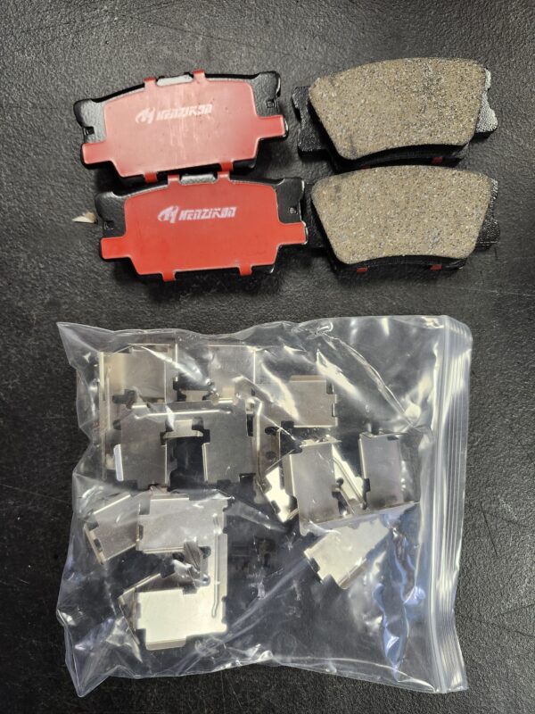 ***PICTURE FOR REFERENCE REFER TO IMAGES***HENZIKON 4PCS HIGH PREFORMANCE Rear Brake Pads Fits Lexus ES350 2007-2018 Fits Pontiac Vibe 2009 2010 Fits Toyota Avalon 2008-2018 Fits Toyota Camry 2007-2019 Fits Toyota Matrix 2008-2013 Fits Toyota RAV4 2006-2018 | EZ Auction