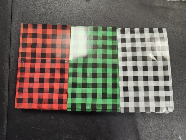 PLAID CARDBOARD ENVELOPES | EZ Auction