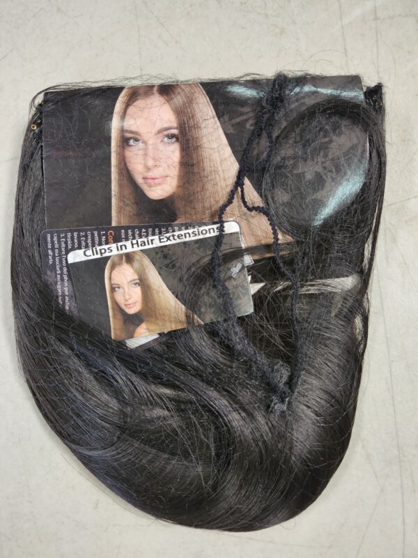 **Not Exact to Photo or Brand** Refer to Photo Straight Hair Extensions Natural Black | EZ Auction