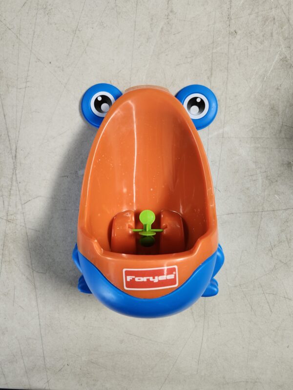 **Used**Foryee Cute Frog Potty Training Urinal for Boys with Funny Aiming Target - Blue | EZ Auction