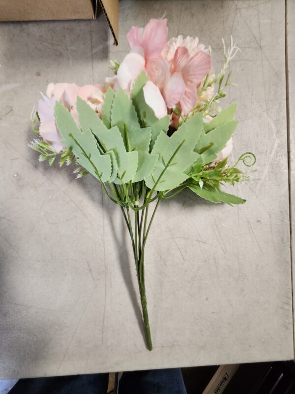 BESPORTBLE Silk Rose Bouquet Bouquet, Artificial Rose Branch, Simulation Flower Bouquet Vase Ornament Home Wedding Valentines Day Flower Decoration (Pink) Artificial Rose Flowers | EZ Auction