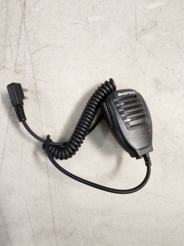 Baofeng BF-S112 Two Way Radio Speaker,Black, Auxiliary | EZ Auction