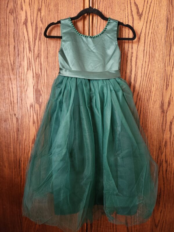 ***Looks Like Size 8-9 Girls***NNJXD Girl Sleeveless Embroidery Princess Pageant Dresses Kids Prom Ball Gown | EZ Auction