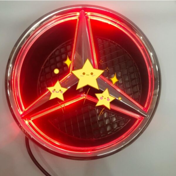 **** Mercedes-Benz C S GLK AM *** Generic LED Car Tail Logo Red Light Badge Emblem Light for Mercedes-Benz C S GLK AMG (White), BENZ01 | EZ Auction