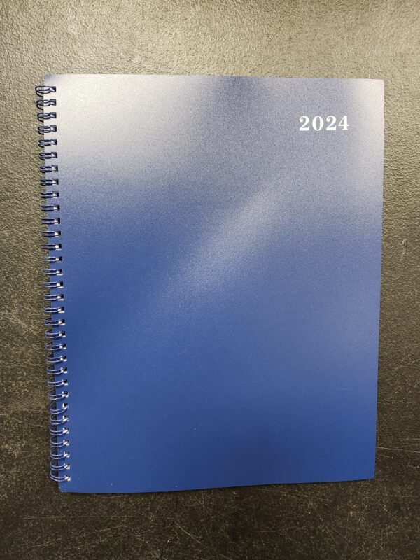2024-2025 Monthly Planner - Monthly Planner/Calendar 2024-2025, Jul. 2024 - Dec. 2025, 9'' x 11'', 18 Months Planner, Sticky Tabs, Back Pocket - Navy | EZ Auction