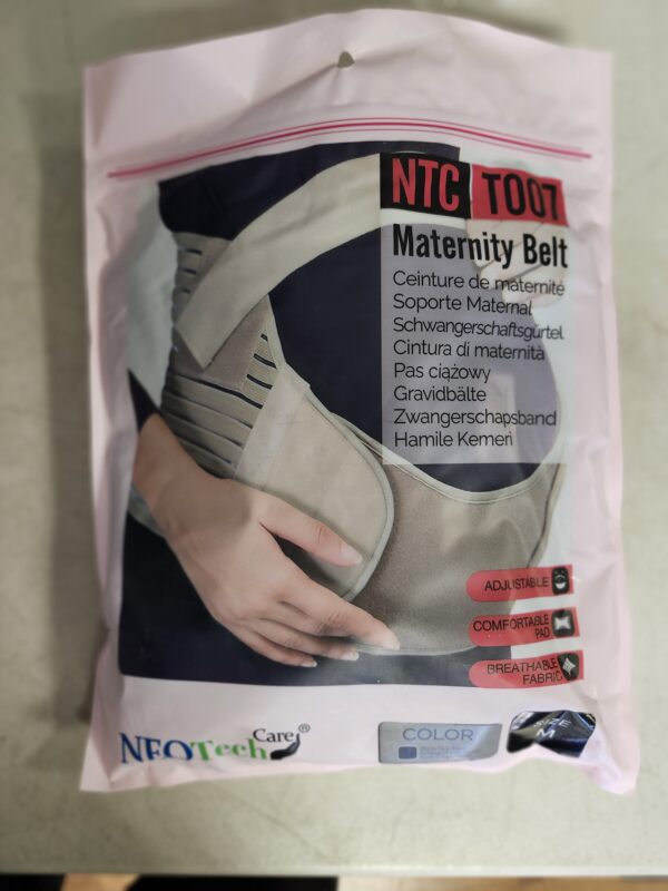 NeoTech Care Pregnancy Support Maternity Belt, Waist/Back/Abdomen Band, Belly Brace (Size M, Black Color) | EZ Auction
