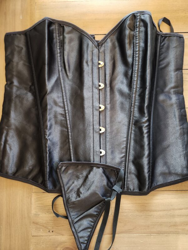 ***3XL***Kranchungel Corset Tops for Women Satin Lace Up Corset Top Plus Size Gothic Corset Overbust | EZ Auction
