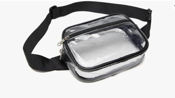 Clear Fanny Pack Stadium Approved - Waterproof Cute Waist Bag Stadium Approved Clear Purse Transparent Adjustable Belt Bag for Women Men, Travel, Beach, Events, Concerts Bag | EZ Auction