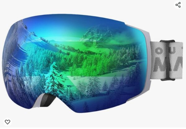 OutdoorMaster Ski Goggles PRO - Frameless, Interchangeable Lens 100% UV400 Protection Snow Goggles for Men & Women | EZ Auction
