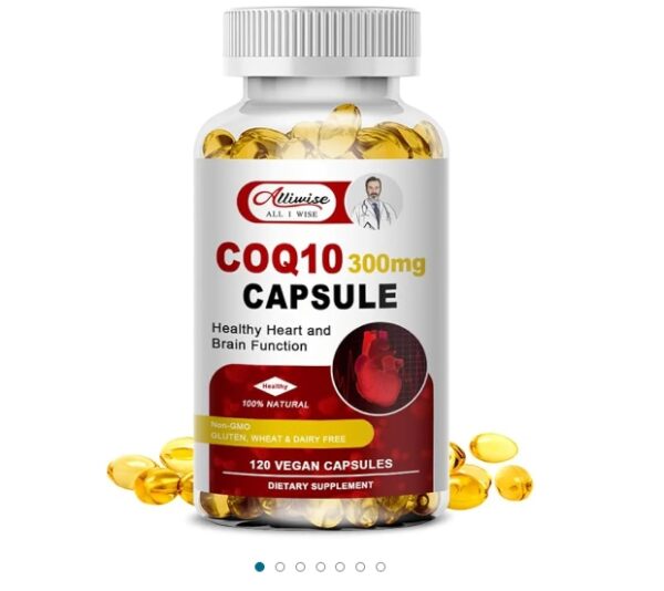 Alliwise High Absorption CoQ10 300mg, Coenzyme Q10 Supplements | EZ Auction