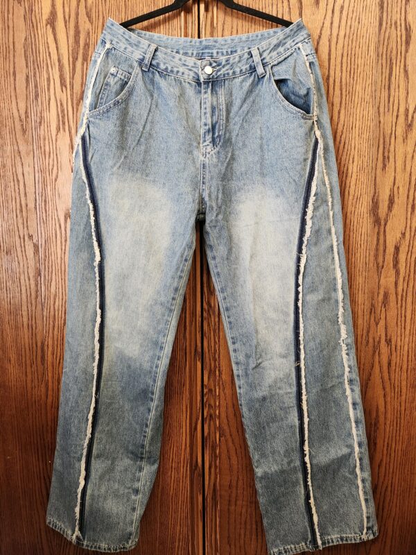***Size 34***Aelfric Eden Fringe Line Jeans | EZ Auction