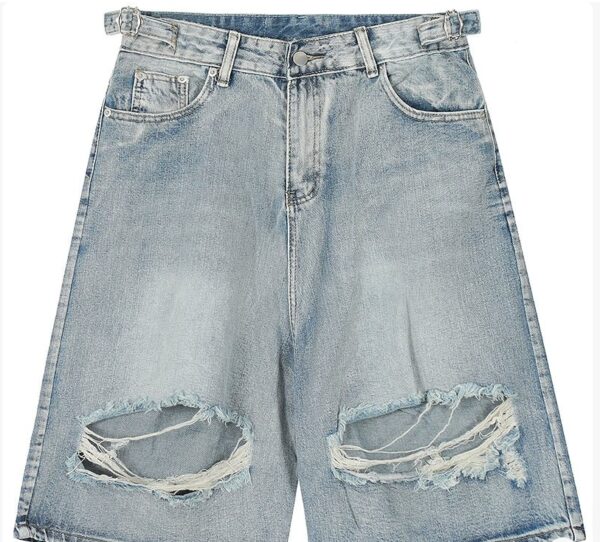 ***Size 30***Lemandik Baggy Ripped Denim Shorts | EZ Auction