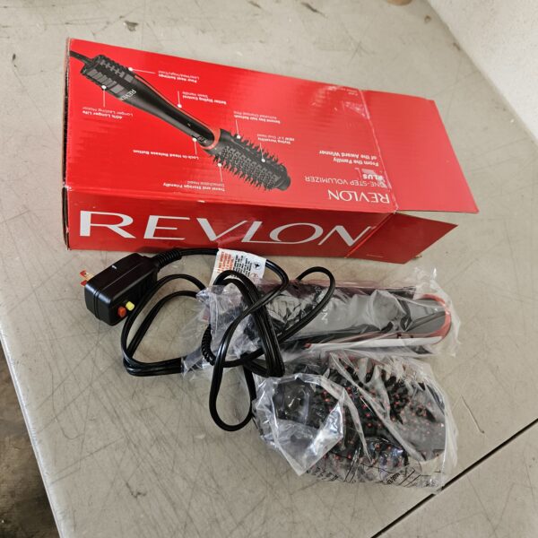 REVLON One-Step Volumizer PLUS 2.0 Hair Dryer and Hot Air Brush, Black | EZ Auction