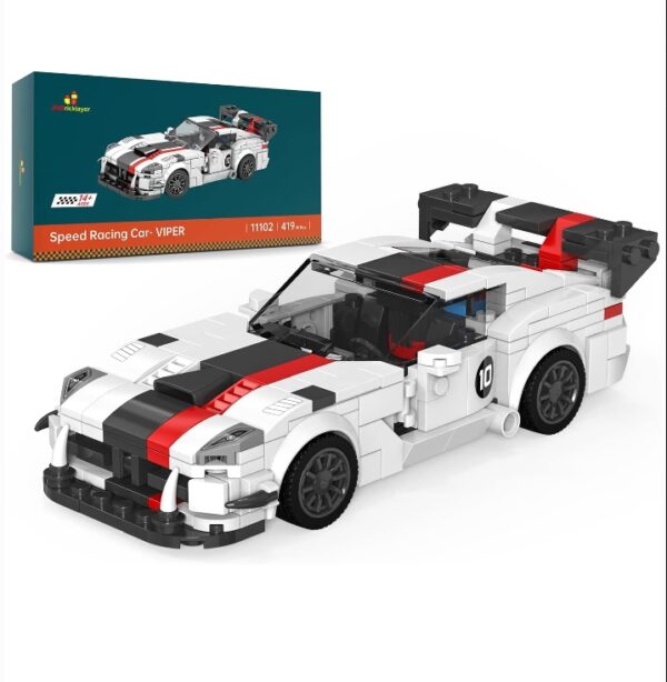 Viper Racing Cars Building Block Sets for Boys 8,9,10,11,12 13 14+, Super Cars Building Block Toys, Adult Collectible Model Cars Kits to Build, Toys Gifts for Boys Girls Birthday | EZ Auction