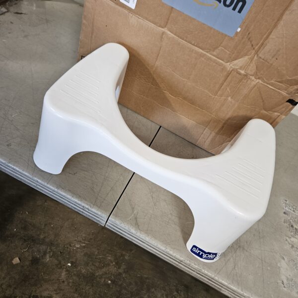 Squatty Potty Simple Bathroom Toilet Stool, White, 7" | EZ Auction
