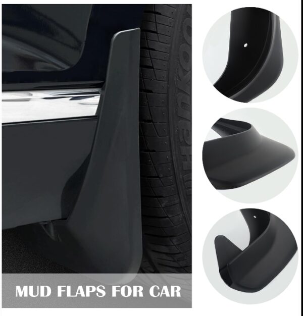 4PCS Mud Flaps for Car,Universal Front Rear Wheel Splash Guard for Protecting Car Body,The Most Practical Automotive Exterior Accessories Fender Flares Fits Most Vehicles | EZ Auction