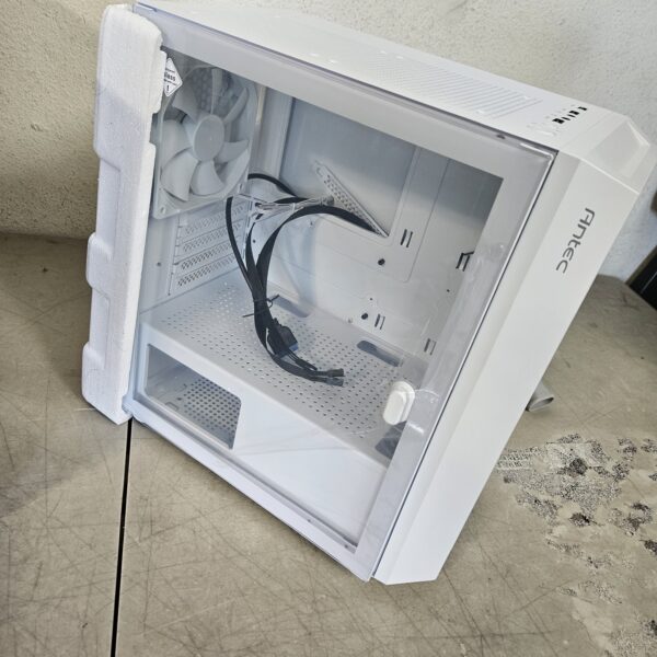 Antec NX200 M White, Micro-ATX Tower, Mini-Tower Computer Case with 120mm Rear Fan Pre-Installed, Mesh Design in Front Panel Ventilated Airflow, NX Series | EZ Auction