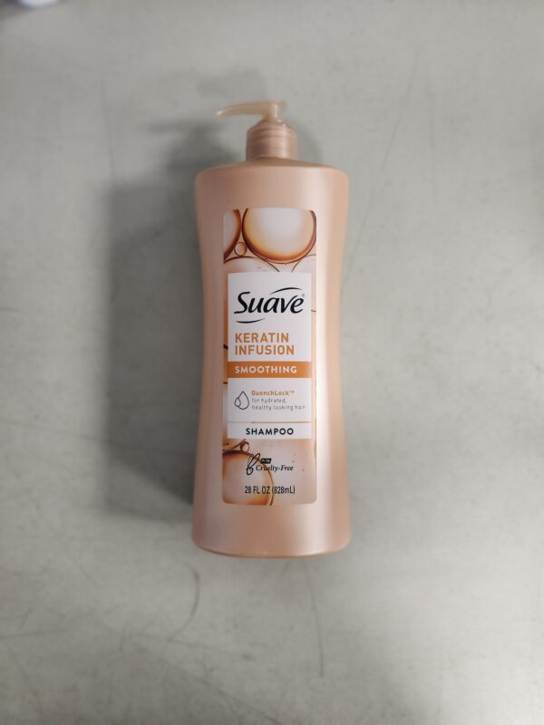 ***NOT EXACT BOTTLE REFER TO PICTURES***Suave Shampoo, Hair Shampoo for Frizz Control, Silk Protein Infusion for Ultra Sleek and Smooth Hair 28 oz | EZ Auction