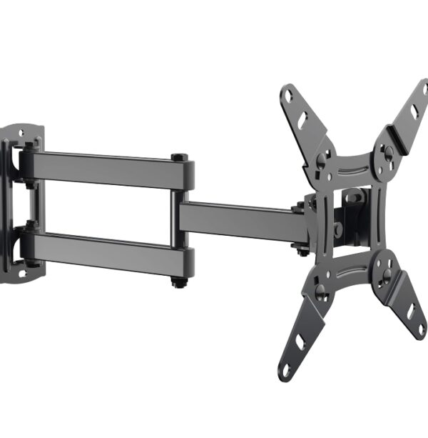 EVERVIEW Full Motion TV Monitor Wall Mount Bracket Articulating Arms Swivel Tilt Extension Rotation for Most 13-42 Inch LED LCD Flat Curved Screen Monitors & TVs, Max VESA 200x200mm up to 44lbs | EZ Auction