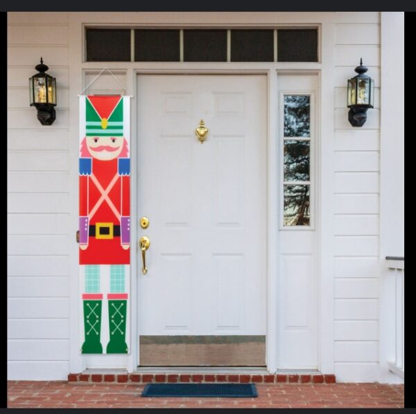 Holiday Time Nutcracker Wall Banner | EZ Auction