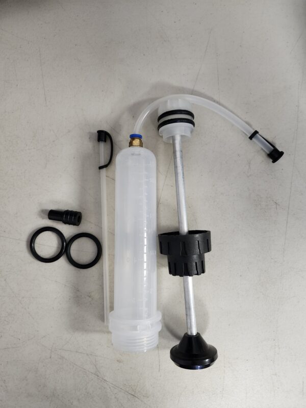 200CC Fluid Extractor Pump, Oil Change Syringe with Hose, Manual Fluid Extractor/Fill Pump for Car Fluid Transfer | EZ Auction