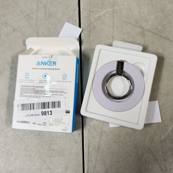 Anker Magnetic Phone Grip (MagGo), 610 Ring Holder, Adjustable Kickstand, Only for iPhone 14/14 Pro/14 Pro Max/14 Plus/13/13 Pro/13 Mini/13 Max/12/12 Pro/12 Mini/12 Max | EZ Auction