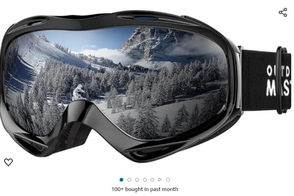 OutdoorMaster OTG Ski Goggles - Over Glasses Ski/Snowboard Goggles for Men, Women & Youth - 100% UV Protection | EZ Auction