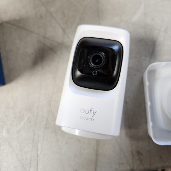 eufy Wi-Fi Pan and Tilt Mini Indoor Security Camera - White | EZ Auction