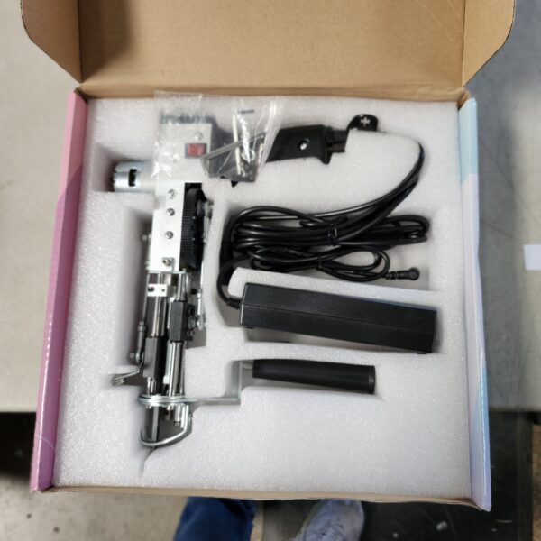 Tufting Gun 2 in 1 Rug Gun Electric Carpet Weaving Gun Handheld for Cut/Loop Pile (Black) | EZ Auction