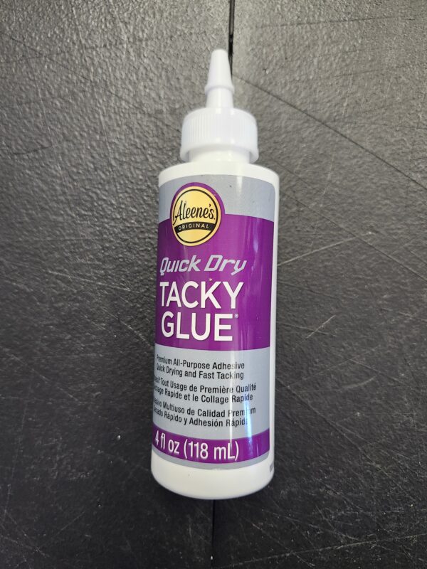 Quick Dry Tacky Glue – Dries Clear– 4 OZ – Single | EZ Auction