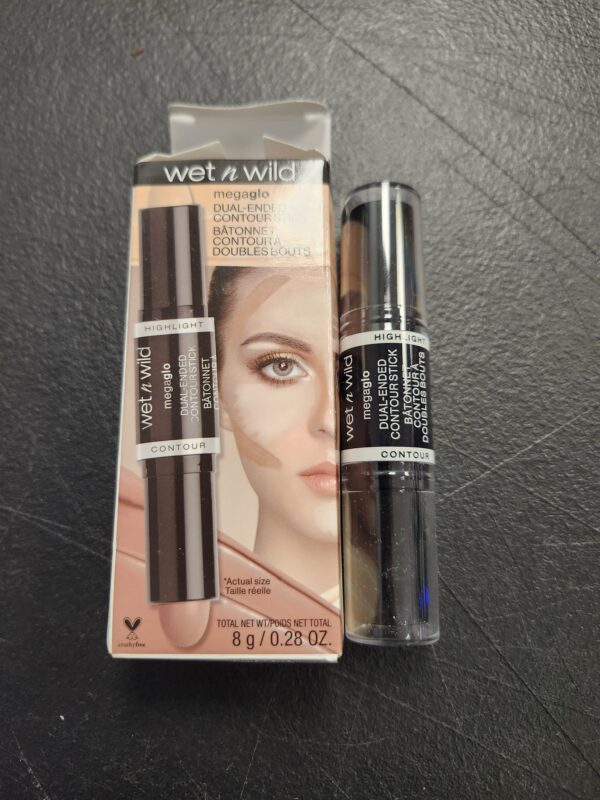 wet n wild MegaGlo Dual-Ended Contour Stick Medium/Tan, Cruelty-Free | EZ Auction