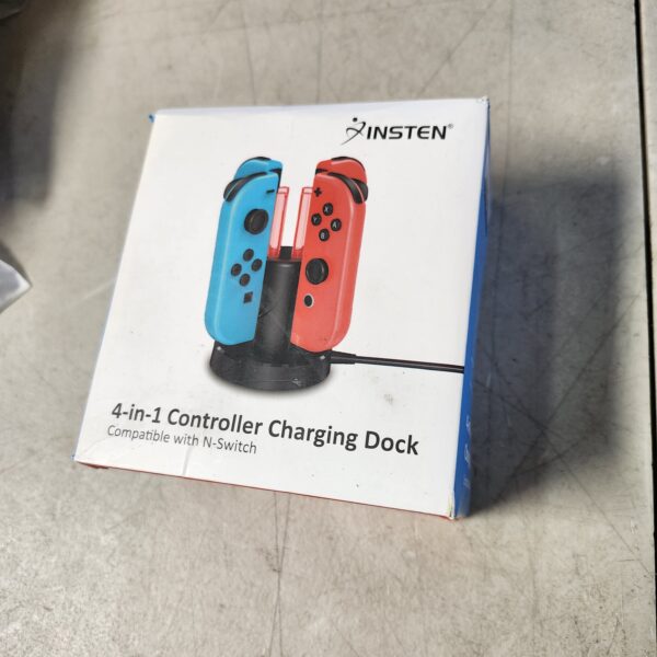 Joycon Charging Dock 4-in-1 Easy Charging/Storage, LED Indicator, joycon x4 simultaneous Charging | EZ Auction