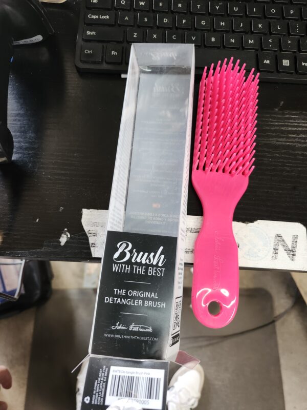 Pink Detangler Brush by Felicia Leatherwood - For Kinky, Curly, Wavy 4c or Straight Hair - Tame Your Tangles Smooth Your Coils - Pain Free for All Ages | EZ Auction