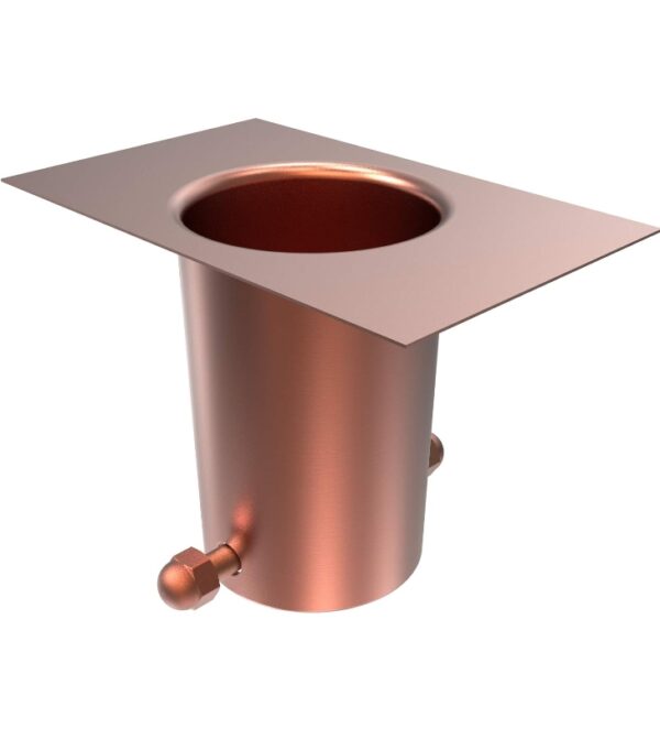 Rain Chains Direct - Rain Chain Gutter Adapter/Installer in Pure Copper | EZ Auction