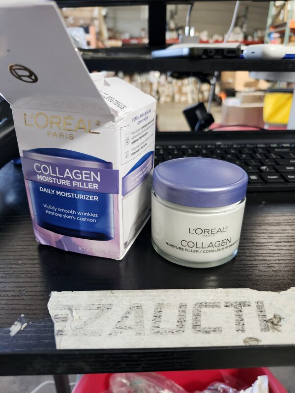 L'Oreal Paris Collagen Daily Face Moisturizer, Reduce Wrinkles, Face Cream 3.4 oz | EZ Auction