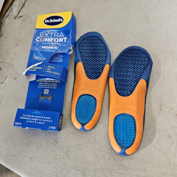 Dr. Scholl's® Comfort All-Day Insoles with Gel®, 1 Pair, Trim to Fit Inserts, Mens Shoe Sizes 8-14 | EZ Auction