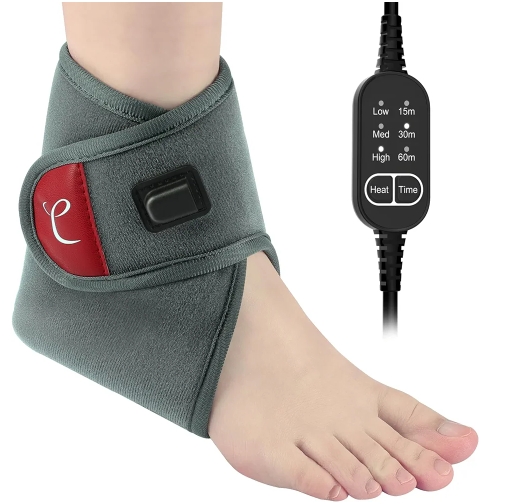 Comfytemp Ankle Heating Pad for Achilles Tendonitis, USB Wearable