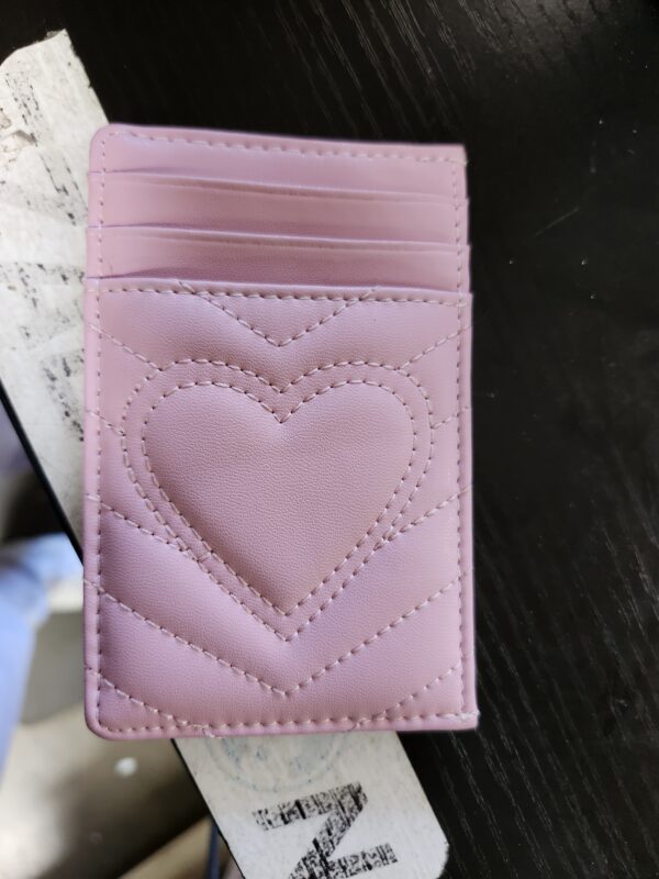 Quilted Leather Card Holder Wallet for Women with RFID Blocking | EZ Auction