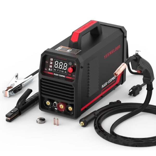 YESWELDER FLUX-135PRO Flux Core MIG Welder & E71T-GS Flux Core MIG Welding Wire 2LB 030 | EZ Auction