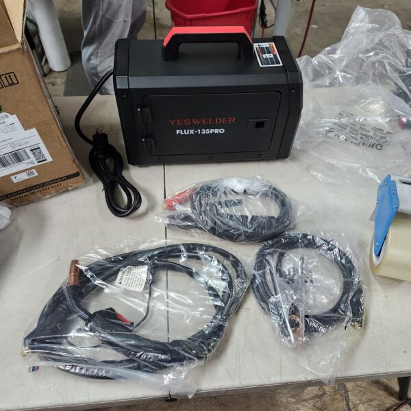 YESWELDER FLUX-135PRO Flux Core MIG Welder & E71T-GS Flux Core MIG Welding Wire 2LB 030 | EZ Auction