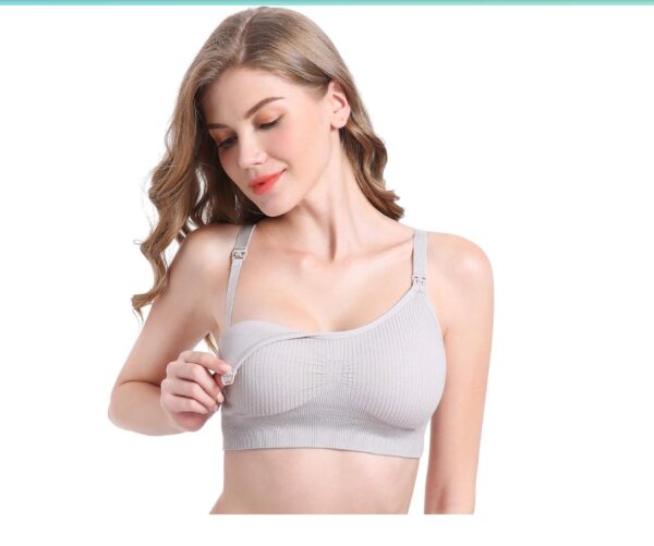 *** SIZE SMALL***Suekaphin Pink Nursing Maternity Bra for Pregnancy Women Breastfeeding Comfortable Sleeping with Extenders | EZ Auction