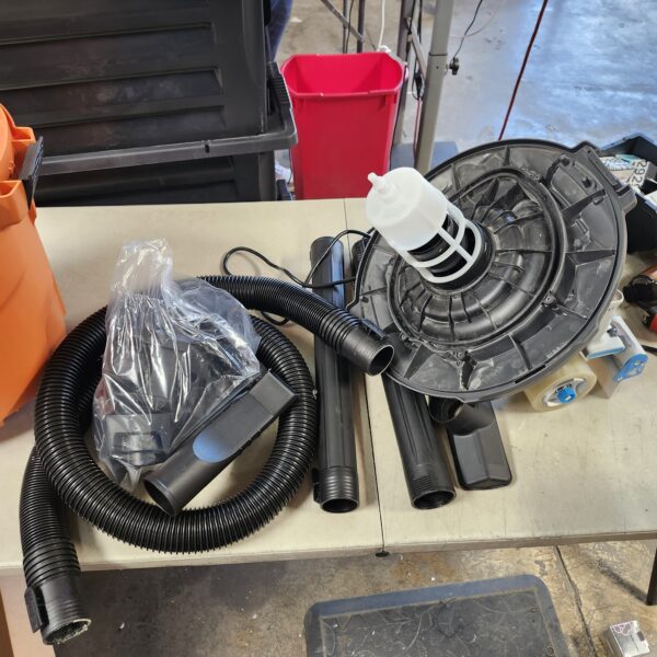 RIDGID 12 Gallon 5.0 Peak HP NXT Wet/Dry Shop Vacuum with Filter, Locking Hose and Accessories | EZ Auction