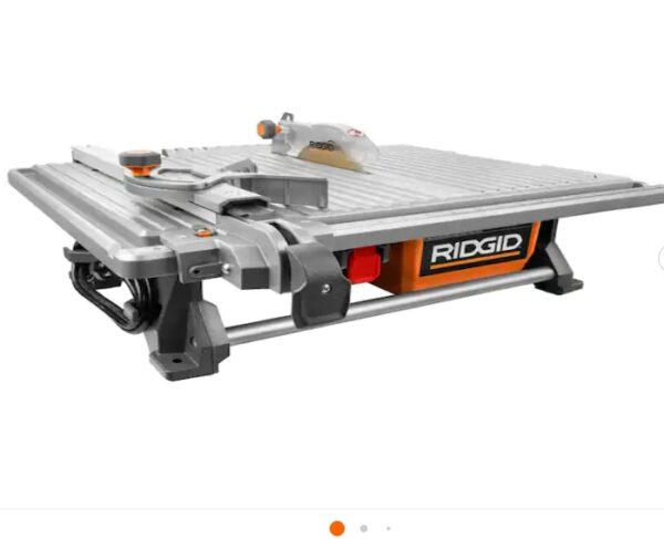 RIDGID 6.5-Amp 7 in. Blade Corded Table Top Wet Tile Saw | EZ Auction