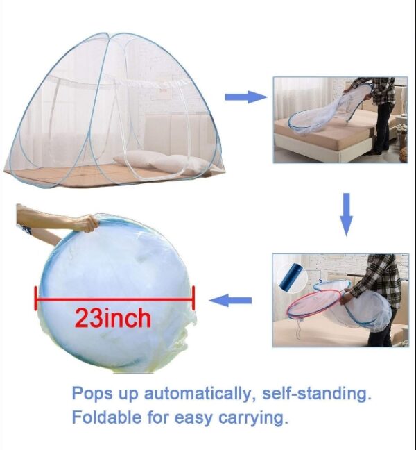 NICE PURCHASE New Portable Folding Mosquito Net Tent Freestand Bed 1 or 2 Openings (1.0m(75 by 38 inches LxW)) | EZ Auction