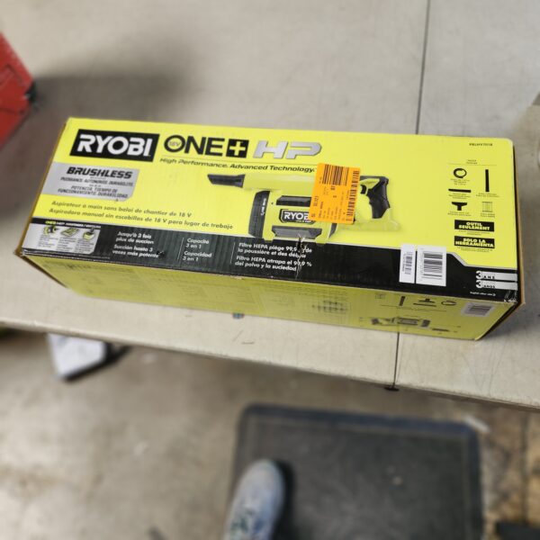 TOOL ONLY RYOBI Tools 5.0 5.0 out of 5 stars 1 18V ONE+ HP BRUSHLESS JOBSITE HAND VACUUM | EZ Auction